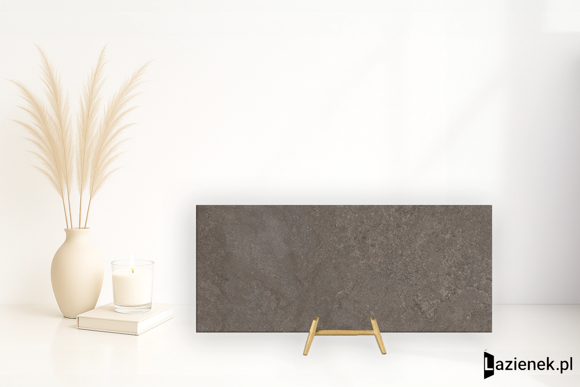 Casalgrande Padana Lithos Nero połaczenie mat-poler 120x278 cm gr. 6 mm - płytka rektyfikowana/18570032